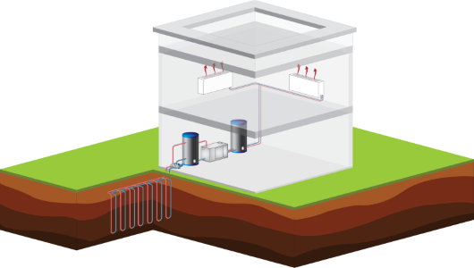 immagine di un impianto geotermico